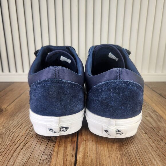 Vans Prison Issue Old Skool Mens Sz 12 Navy Blue Triple Strap Low Sneakers Shoes